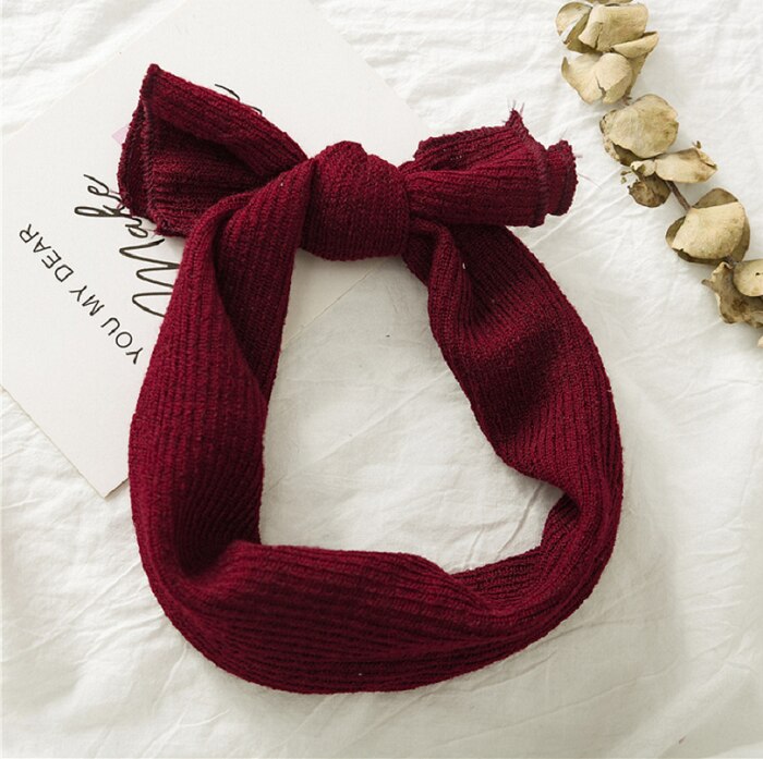 Cute Baby Girl Headbands Knitted - Image 5