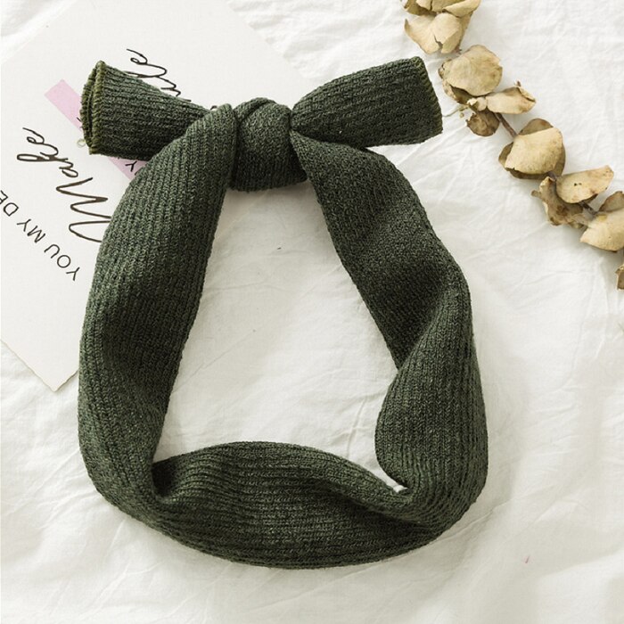 Cute Baby Girl Headbands Knitted - Image 6