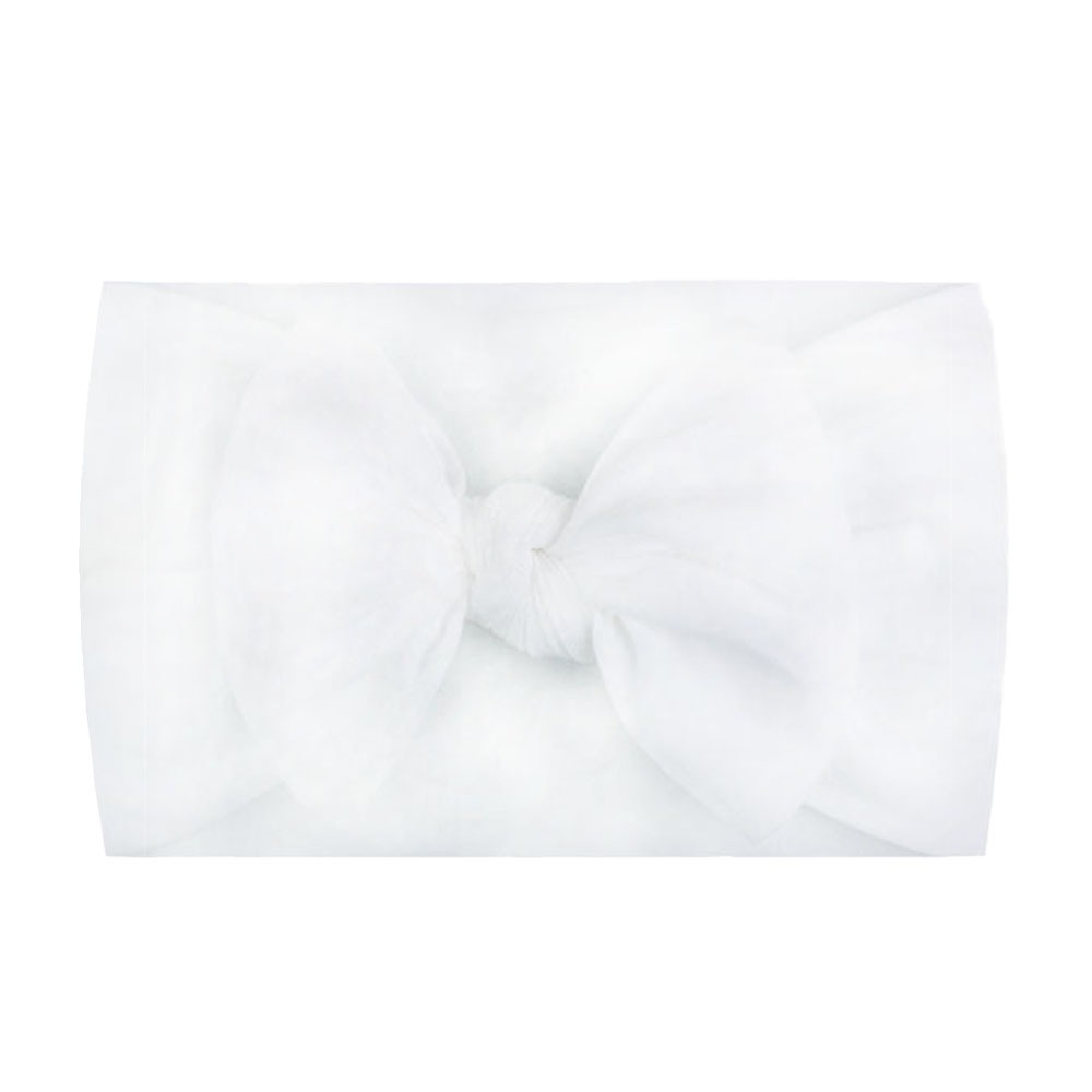 Soft and Comfortable Nylon Butterfly Tie Hair Band - Image 32