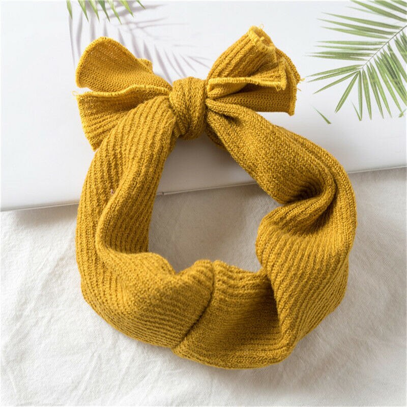 Cute Baby Girl Headbands Knitted - Image 3