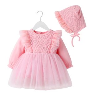 Baby Skirt Spring Autumn Winter Girls Dress Plus Velvet One-Year-Old Dress Girl Baby Clothes Princess Skirt Children