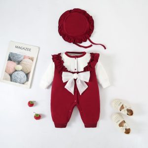 Baby Spring Clothes Newborn Female Baby Onesie
