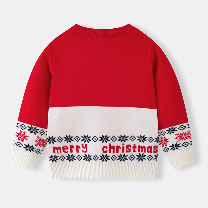 Cartoon Santa Claus Baby Undercover Knitted Shirt - Image 3