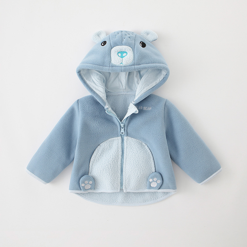 Baby Fleece Hooded Tops - Image 9