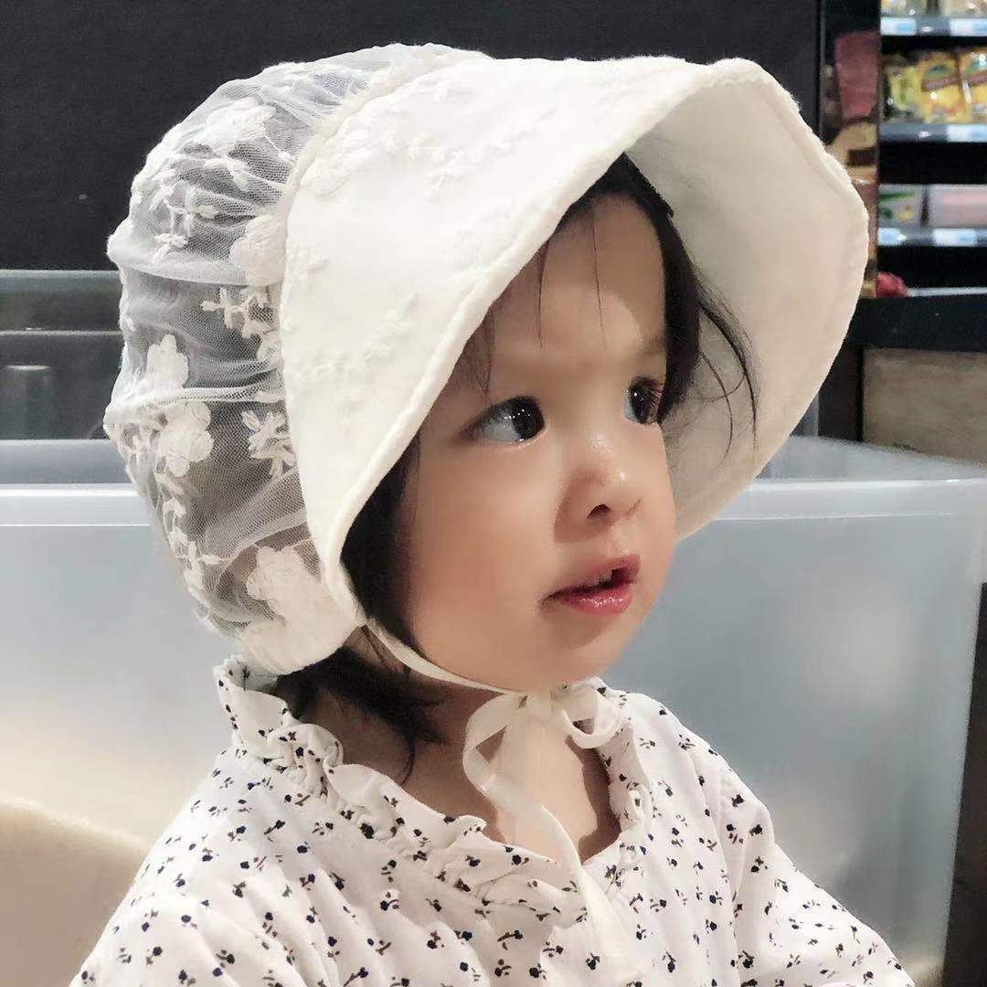 Summer Baby Sun Hat Spring And Autumn Thin Section Sunscreen Hat Toddler Girl Baby Princess Hat Summer Sun Hat - Image 2