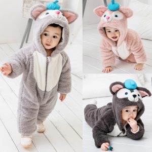 Thickened One-Piece Clothes Baby Clothes Newborn Baby Crawling Clothes