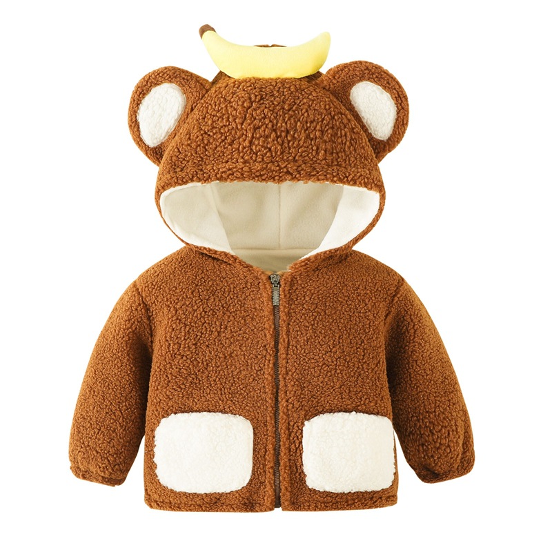 Baby Fleece Hooded Tops - Image 4