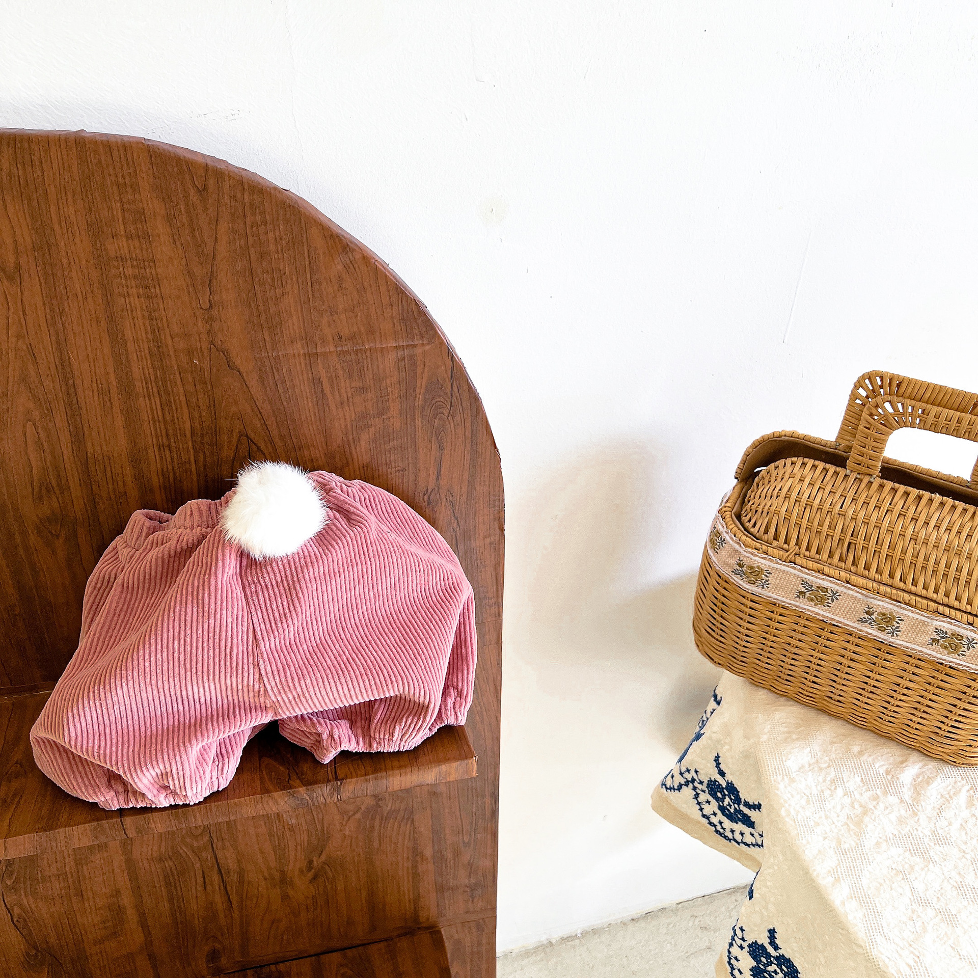 Boys and girls baby spring PP pants baby corduroy pants - Image 6