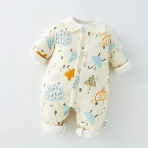 Baby Warm Onesie Cotton Thickened Cotton