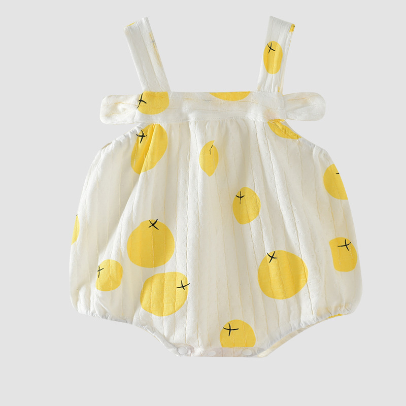 Baby Summer Thin Section Female Baby Suspender One-Piece Clothes Princess Summer Clothes Triangle Rompers - Image 11