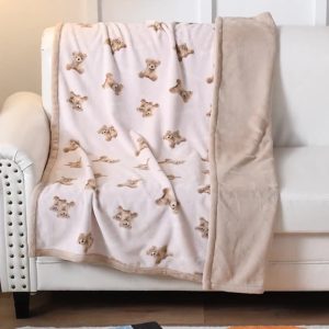 Baby Blanket Double Layer Thick Winter Milk Fleece Blanket