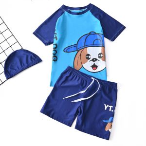 Children's Cartoon Swimsuit Baby Infant Sunscreen Swimming Trunks Swimming Suit