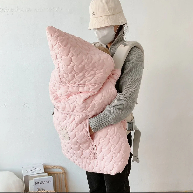 Winter Stroller Blanket Fleece Warm Baby Blanket - Image 7