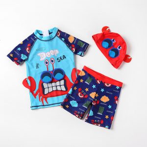 Summer Swimwear Beach Shade Baby Cute Split Swim Trunks Sunscreen Quick-Drying Children's Swimsuit