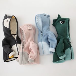 Baby Fleece Hooded Tops