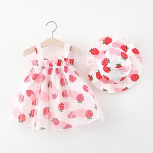 Summer New Baby Girl Small Fresh Fruit Skirt