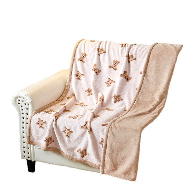 Baby Blanket Double Layer Thick Winter Milk Fleece Blanket - Image 5