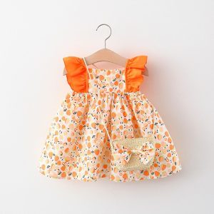 Children's Skirt Girl Baby Summer Dress New Sleeveless Cute Dress Girls Beach Skirt