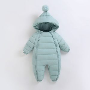 Baby jumpsuit, thickened in winter, baby's outdoor clothes