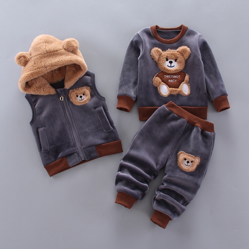 Fashion Baby Boys Clothes Autumn Winter Warm - Image 2