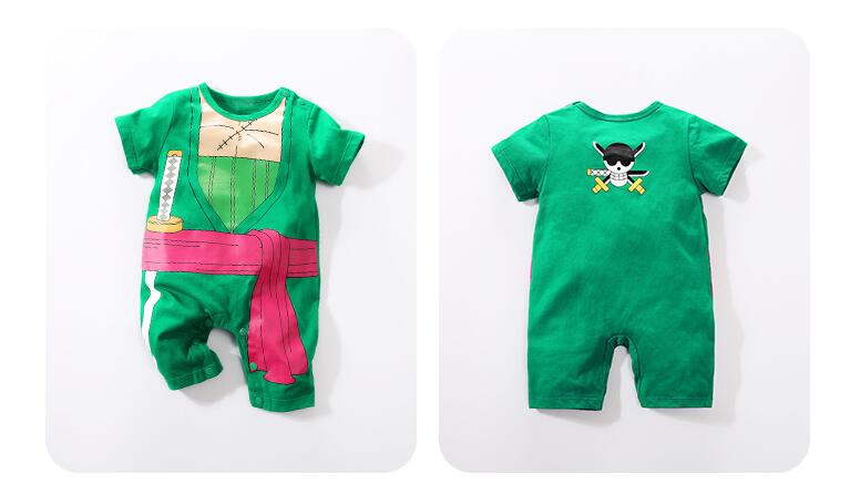 Anime style baby jumpsuit short sleeved - Image 5