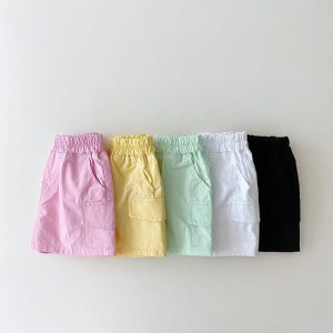 Baby Cute Candy Swatches Simple Shorts