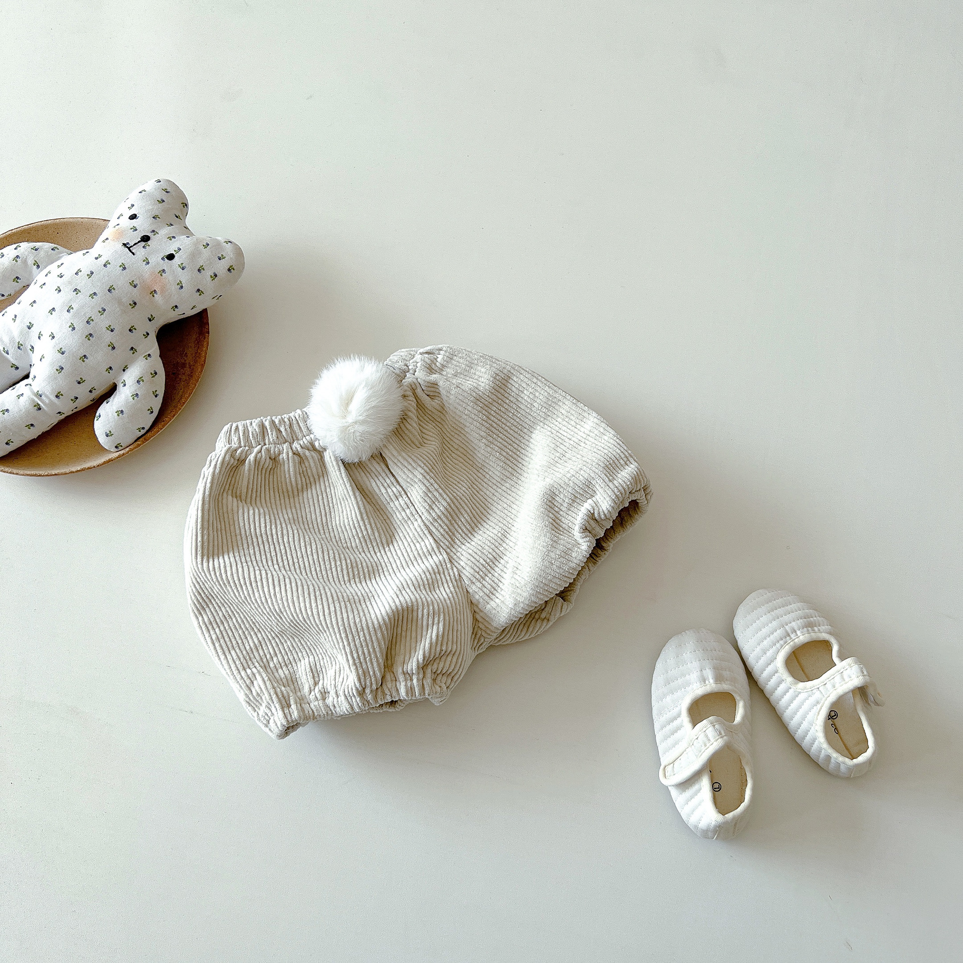 Boys and girls baby spring PP pants baby corduroy pants - Image 8