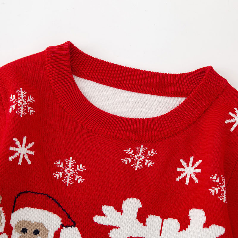Cartoon Santa Claus Baby Undercover Knitted Shirt - Image 4