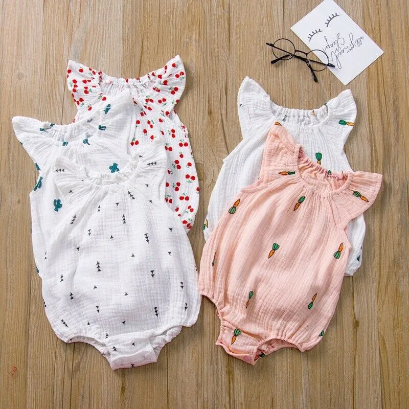 0-24M Newborn Baby Girls Bodysuit - Image 2