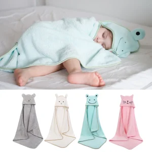 Fleece Hood Infant Towels Blanket